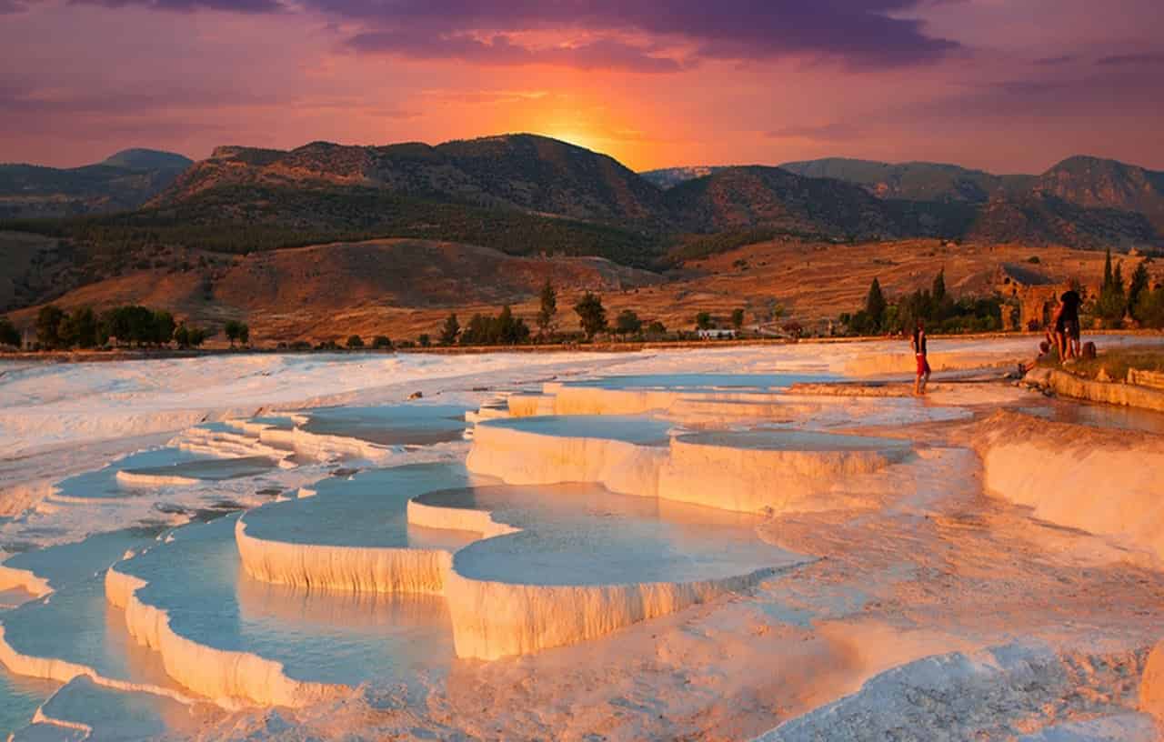 Full Day Pamukkale Hierapolis and Cotton Castle Tour (Cleopatra pool is self payment. Free time will be given for this). Lunch at local Restaurant (pick up/drop off Pamukkale) with Shared Transfers