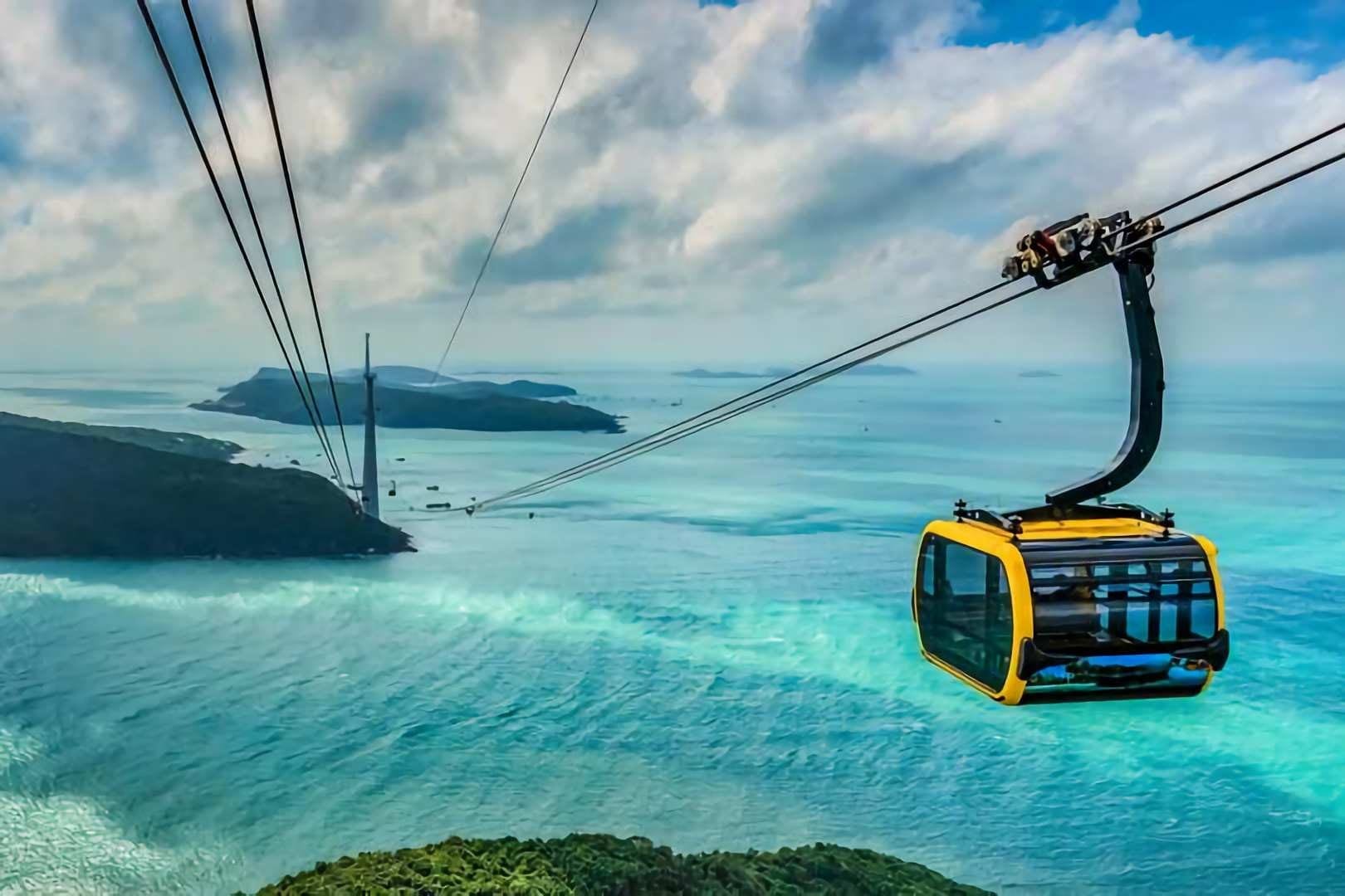 Phu Quoc – Trip 4: Cable Car + Aquatopia Water Park – 3 Island Trip by Boat