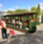 Jumpy hop on hop off tram experience at Franschhoek - Orange Line Ticket