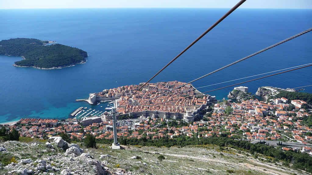 Dubrovnik Explorations: Mt Srd Cable Car Ride, Old Town and City Walls Walking Tour