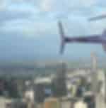 Melbourne scenic helicopter tour with views of St. Kilda beach and Eureka Tower