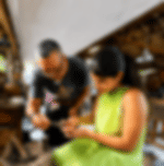 Tirta Empul Temple, Waterfall, Swing & Silver Making Class Private Tour