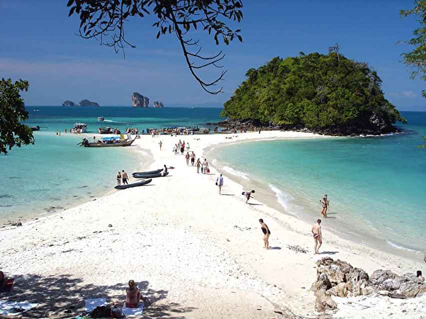 Speed boat expedition to 4 islands with beautiful white coral sand beaches and crystal-clear water (Pick up for hotels in Patong, Kata, Karon & Kamala)