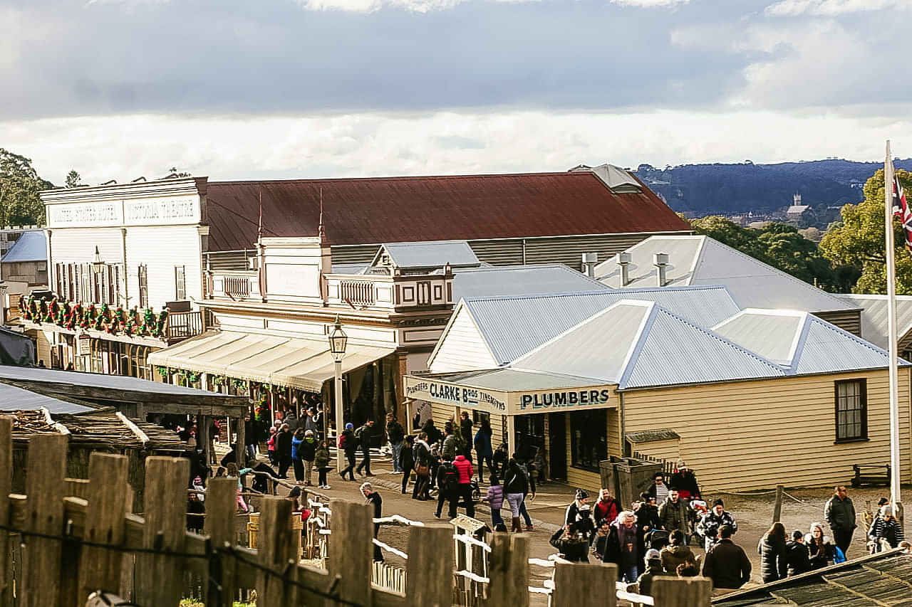 Tour of Sovereign Hill, natural springs infested Daylesford and scenic beauty filled Trentham Falls