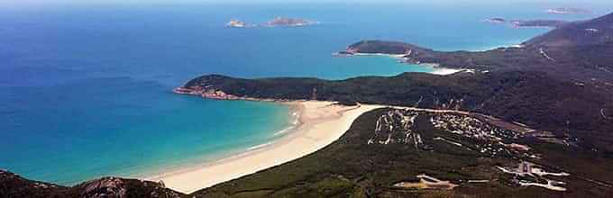 Wilsons Promontory day trip inclusive of visits to rainforest, bushwalking adventure, coastal views of beaches and wildlife 