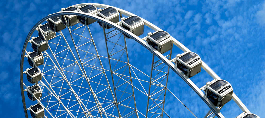 Brilliant views from the wheel of Brisbane exposed to the best arenas and vistas of Brisbane