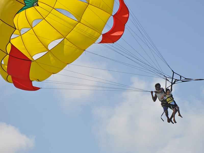 Bali Water Sports Combo: Parasailing + Glass Bottom Boat + Jet Ski	