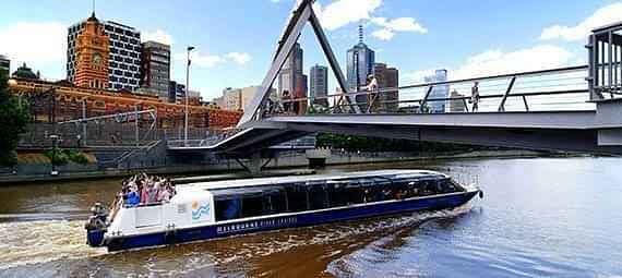 Melbourne City Sights Morning Tour with Yarra River Cruise