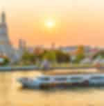 Bangkok-Chao Phraya Sunset Cruise with Private Transfers