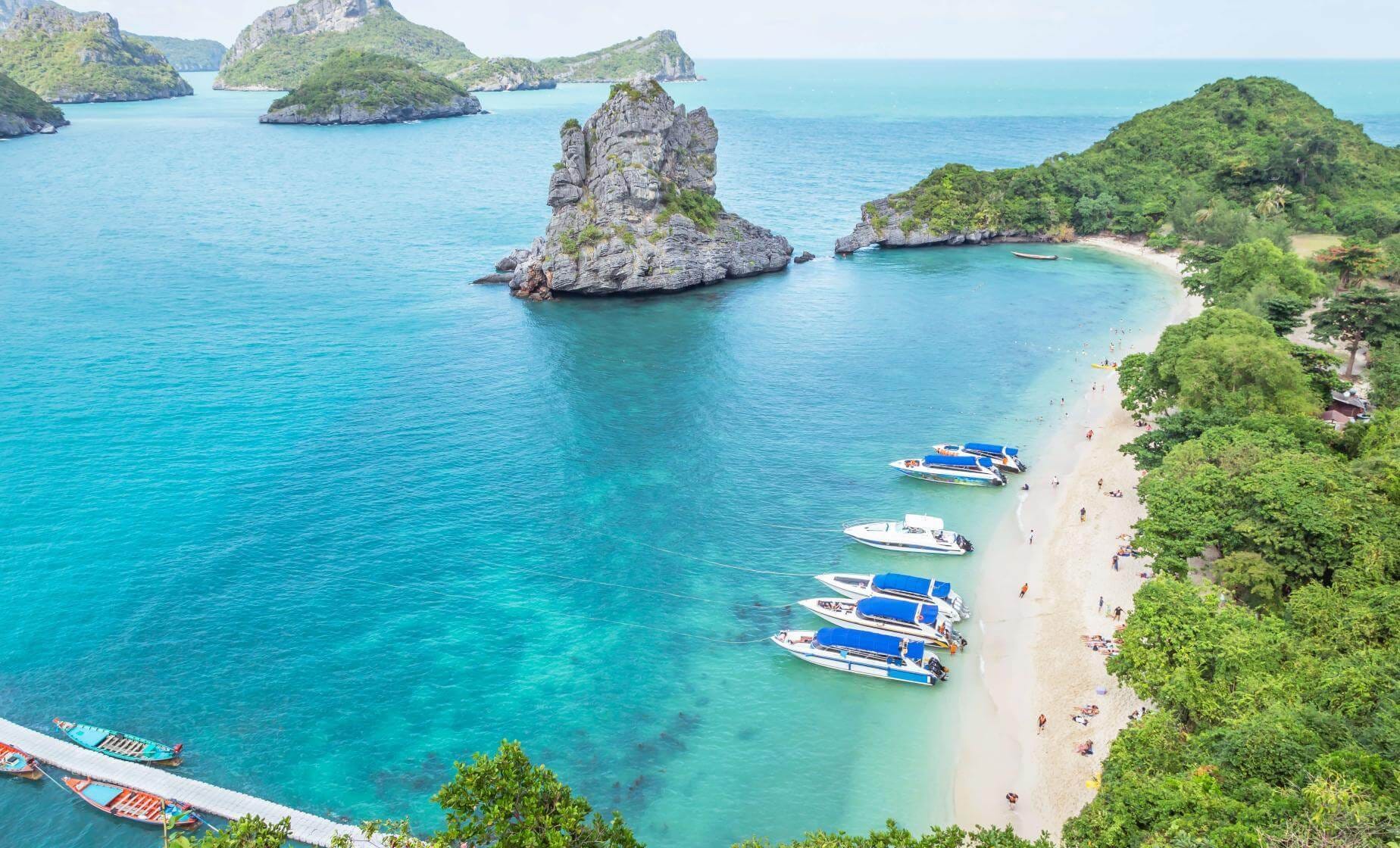 Koh Samui - Angthong National Marine Park By Speed Boat and Snorkeling with Lunch (Including Island Fee - 300 THB) with Shared activity 