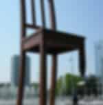 Broken Chair sculpture