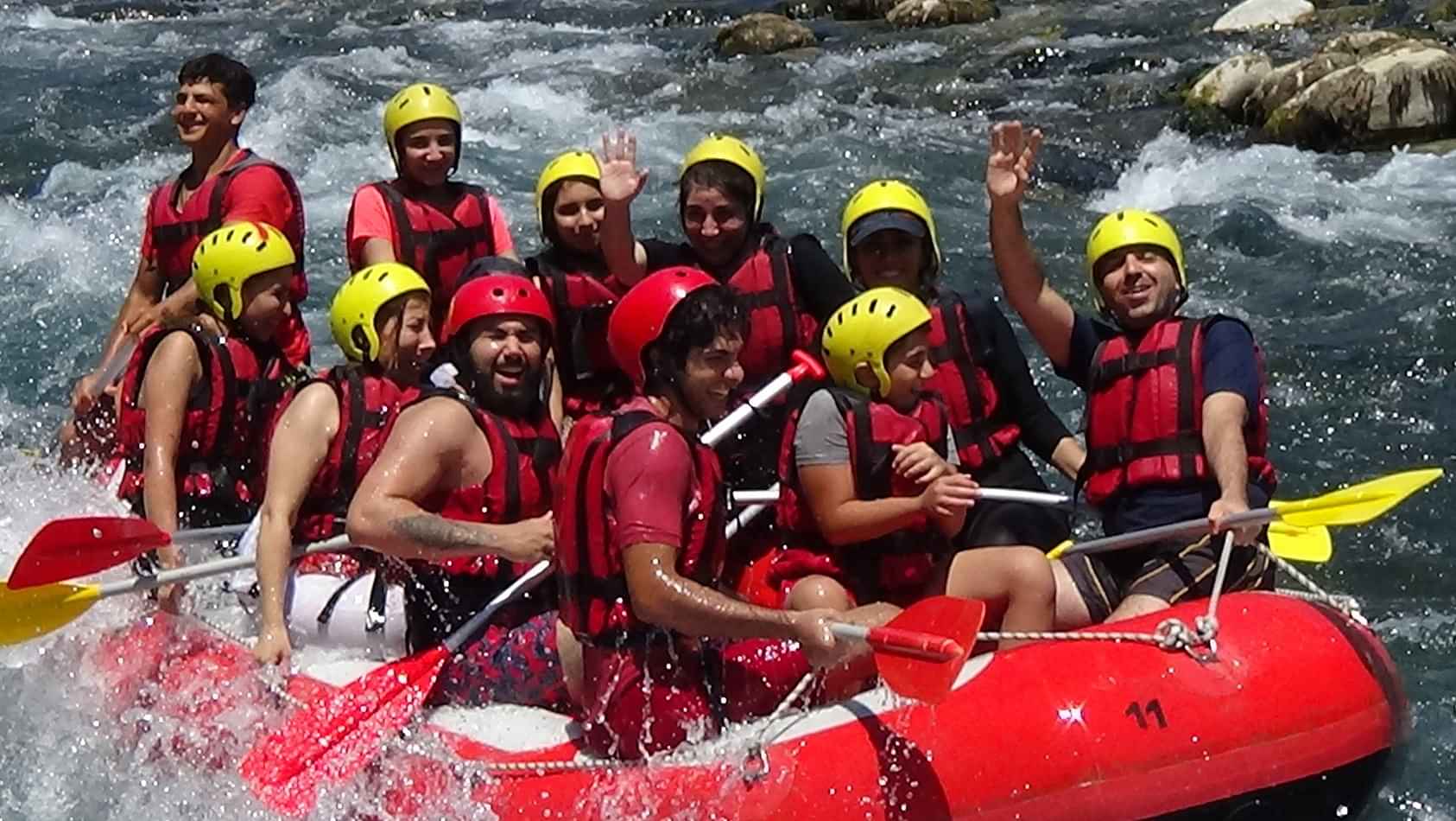 Rafting and Ziplain