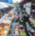 Bangkok-Damnern Saduak Floating Market with Rowing Boat with Shared Transfer