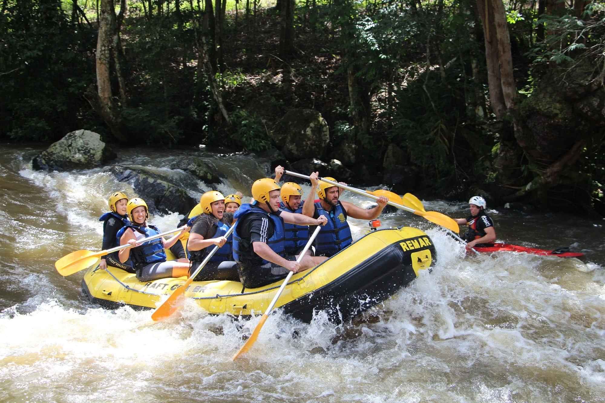 Phuket-Rafting Program A - Phuket : Suwankuha Temple 20 min, Rafting 5 km,  Zipline 150 m, Waterfall With Shared Transfer  