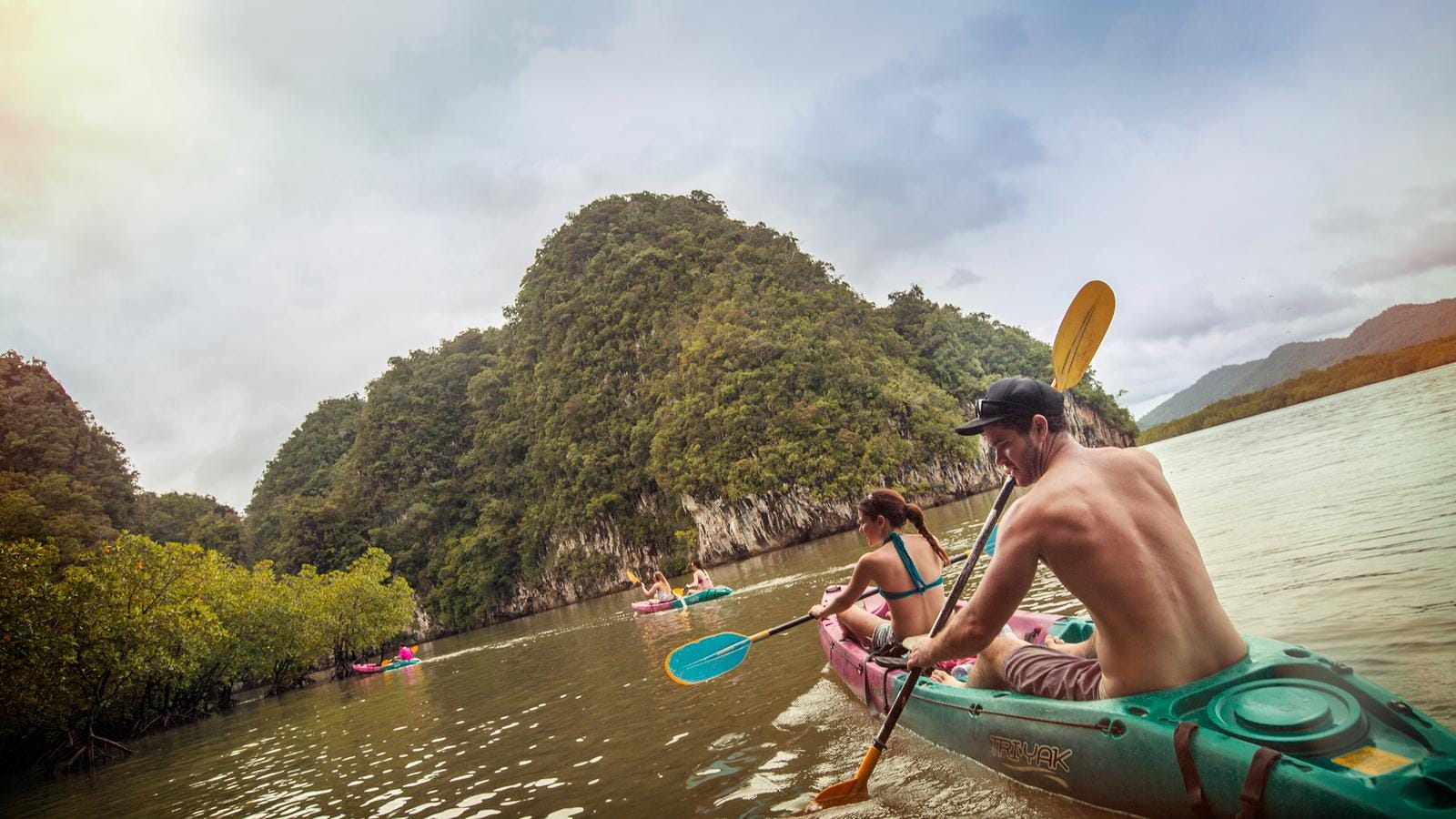 Krabi-ATV 30 min, Kayaking Klong naamsai (Shared Transfer by Song Taew / Tuk Tuk)