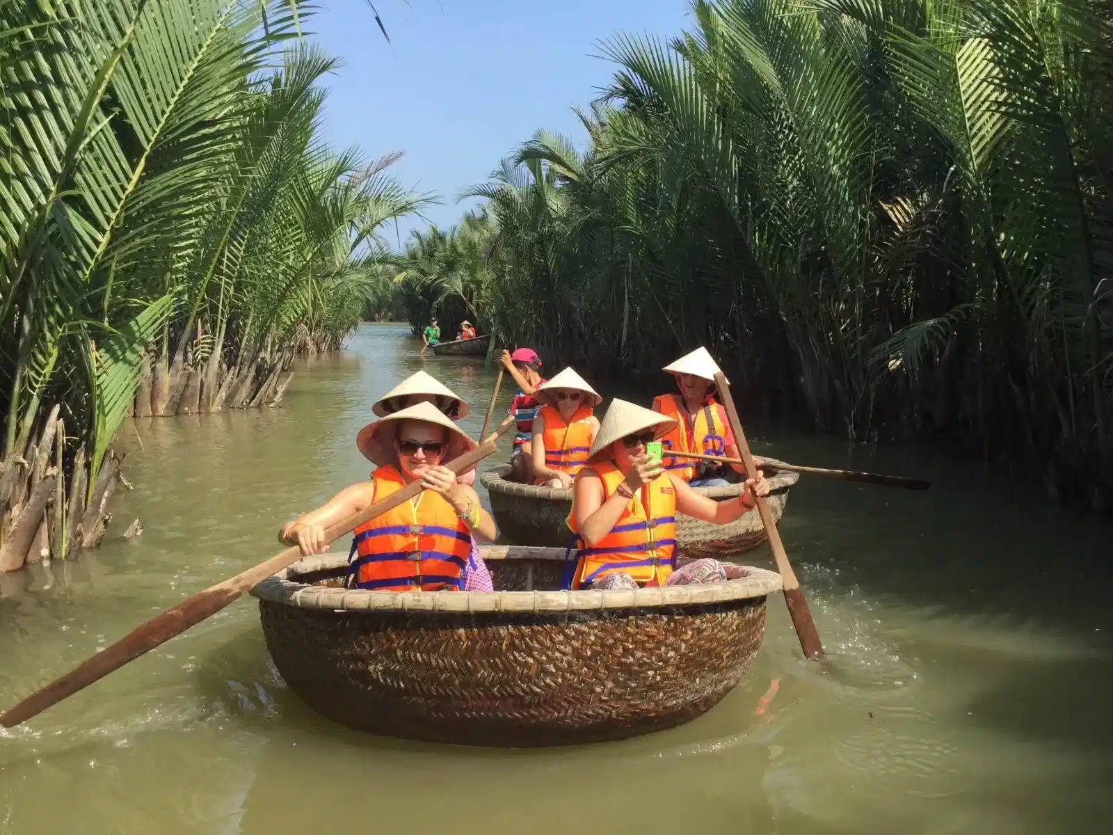 Hoi An – Cam Thanh Basket Boats – Cooking Class shared transfers