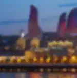 Night Baku Tour with Private Transfer Excluding Entrance Tickets