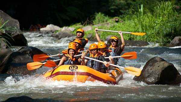 Rafting at Ayung River in Bali