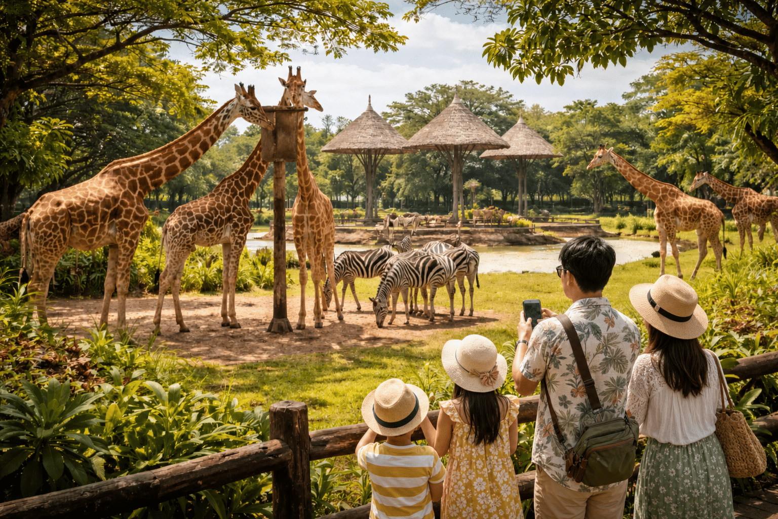 Bangkok Safari World & Marine Park Tour on Private Transfers