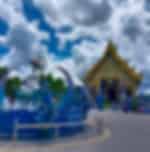 White temple, Blue temple and Golden triangle temple from Chiang Rai with shared transfers