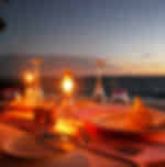 Candle light dinner