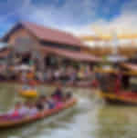 Pattaya - Floating Market Entry Ticket, Rowing Boat 10 - 15 Min With Private Transfers (Enroute)