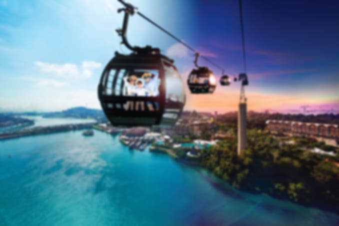 Sentosa Highlights : Cable Car, Madame Tussauds 4in1 & Wings of Time on shared transfers