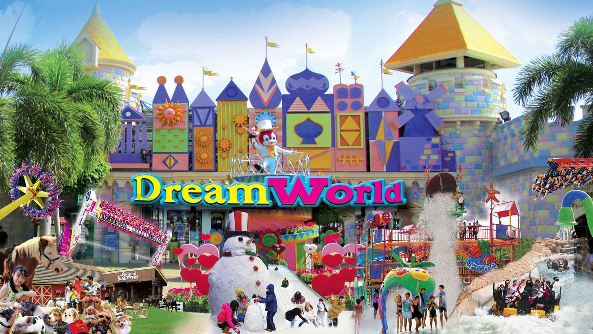 Bangkok - Dream World Super Visa, Snow Town included with lunch and with Private Transfers