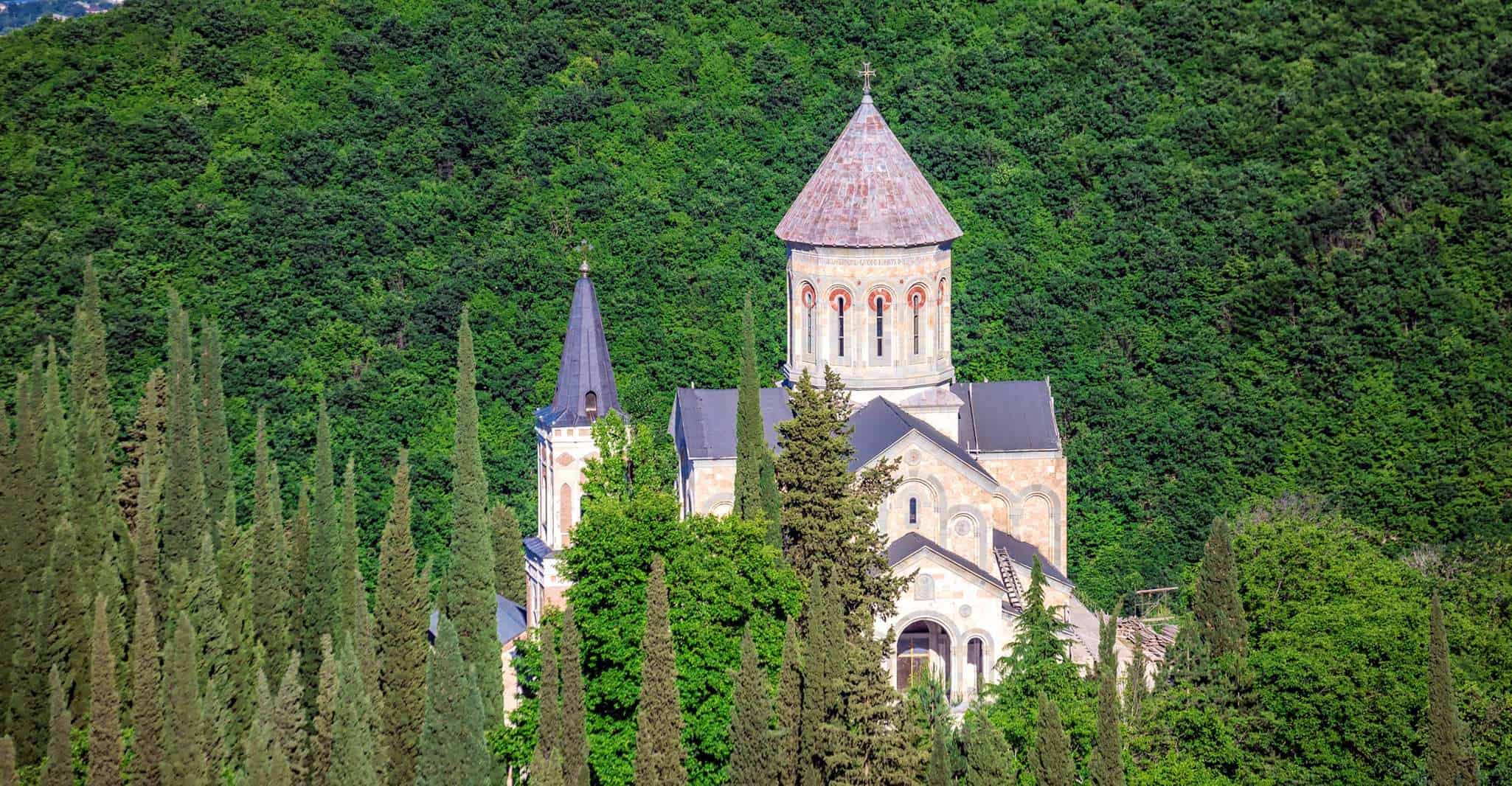 Full day tour to Bodbe, Sighnaghi and Winery Khareba including private transfers