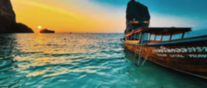 7 Island Sunset tour with Longtail Boat in Krabi on shared transfers by Song Taew / Tuk Tuk