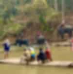 Chiang Mai-Full Day Experience Elephant Riding & Bamboo Rafting Tour with Lunch (Min 2 Pax) (Shared Transfer)