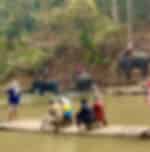 Chiang Mai-Full Day Experience Elephant Riding & Bamboo Rafting Tour with Lunch (Min 2 Pax) (Shared Transfer)