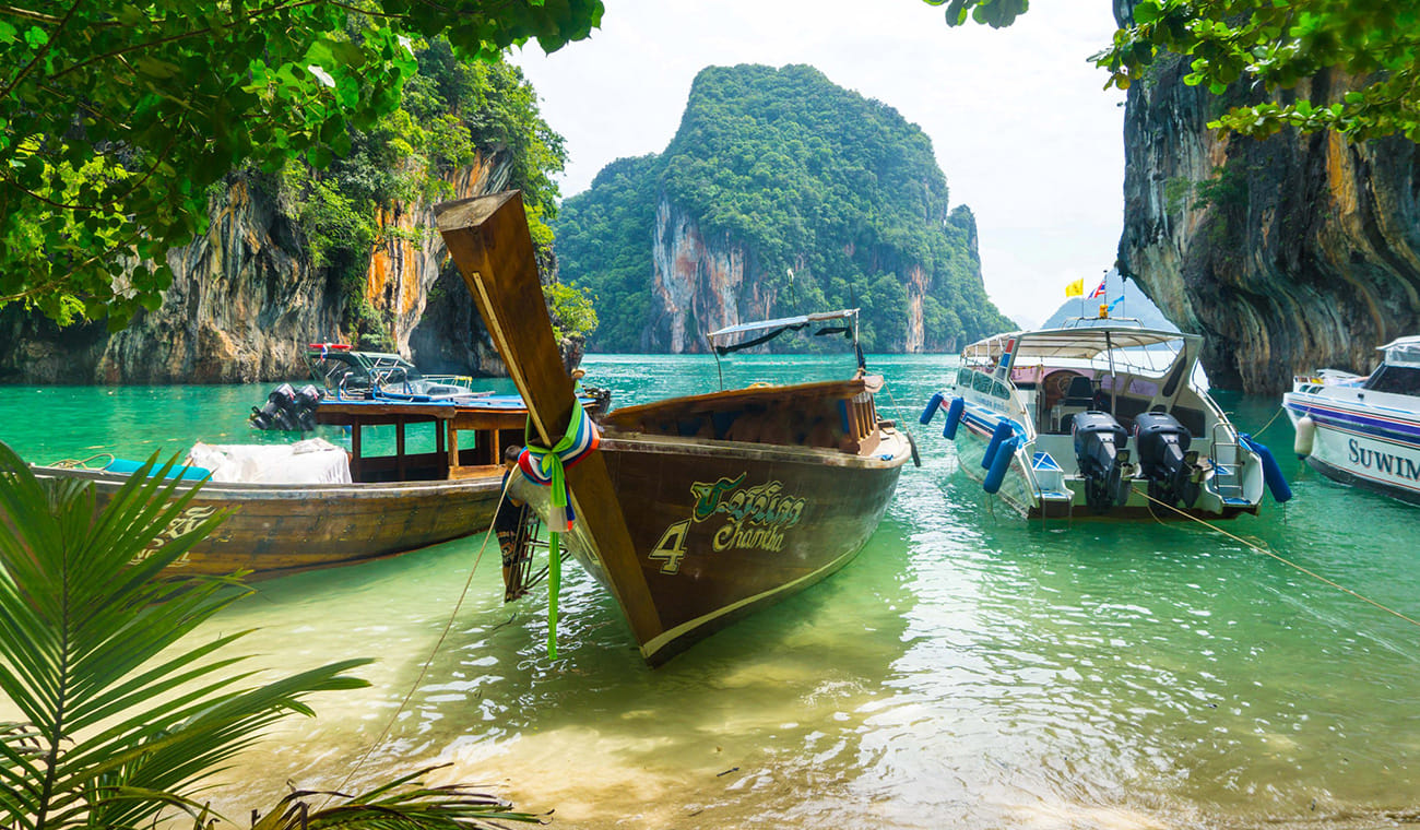 Krabi-4 Island tour by long tail boat with Lunch (Including Island Fee) Shared basis