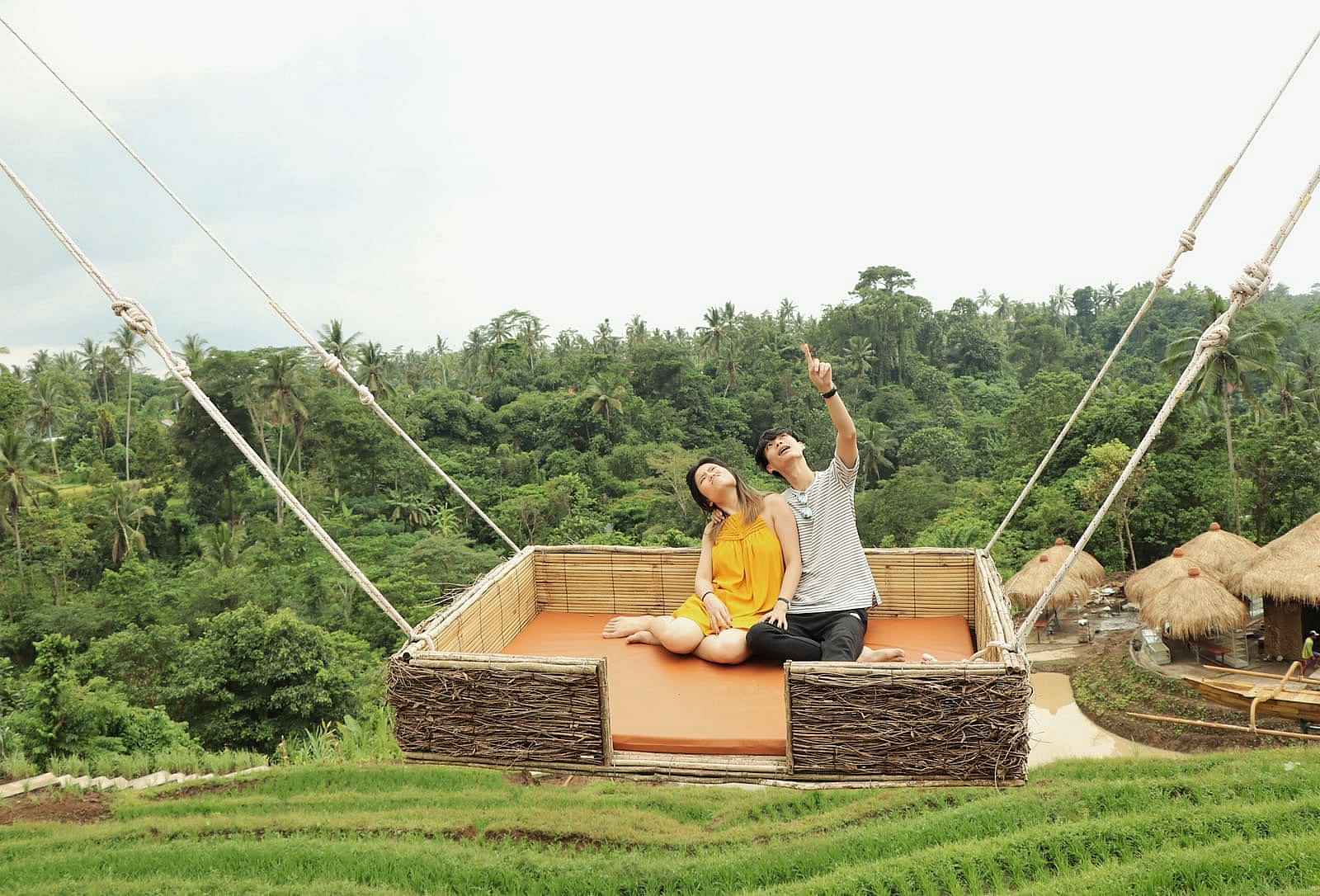 Ubud Wonders: Volcano, Waterfalls, Rice Fields, Monkeys & Exhilarating Swing Thrills