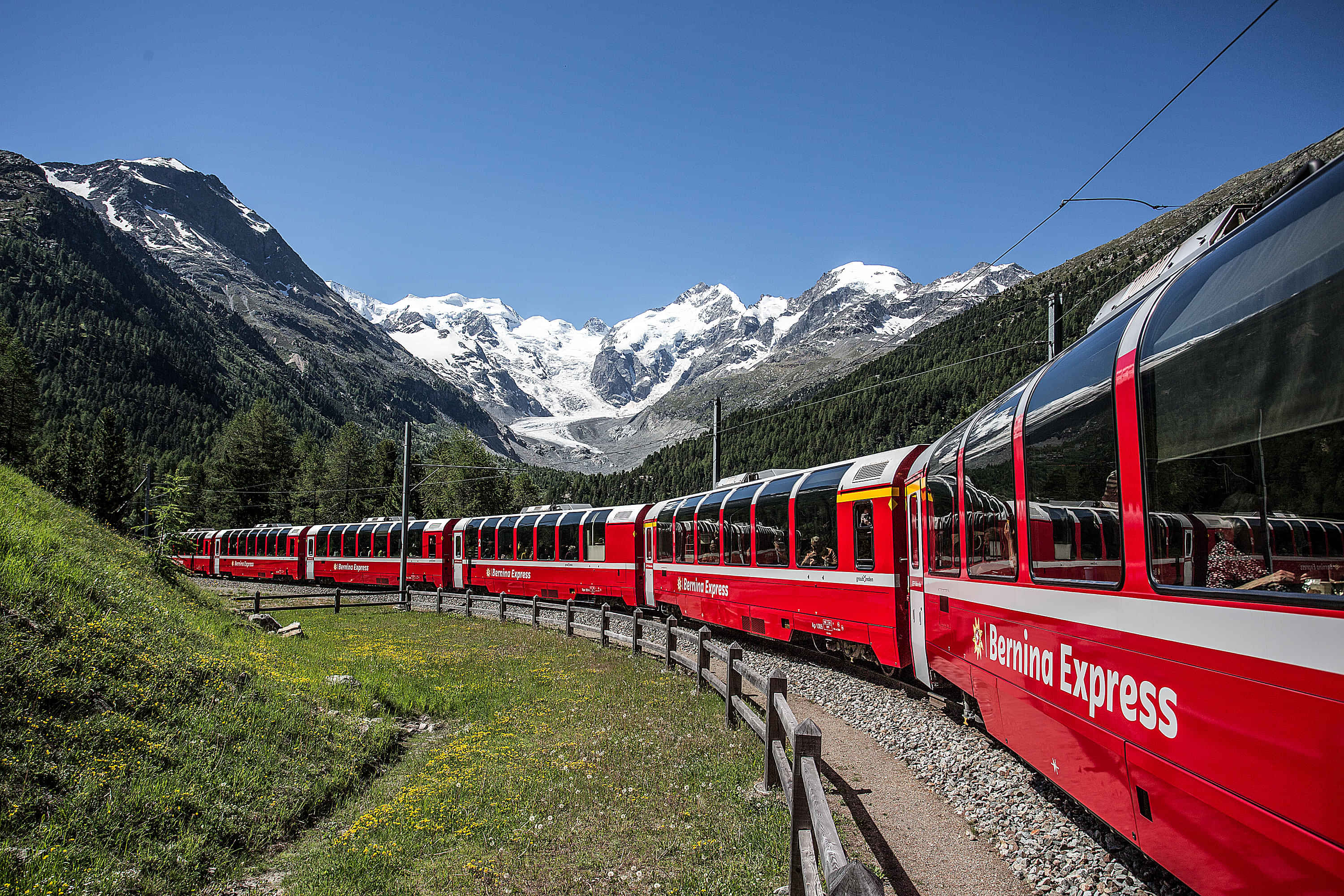 Bernina Express — 2nd Class (Swiss Pass)