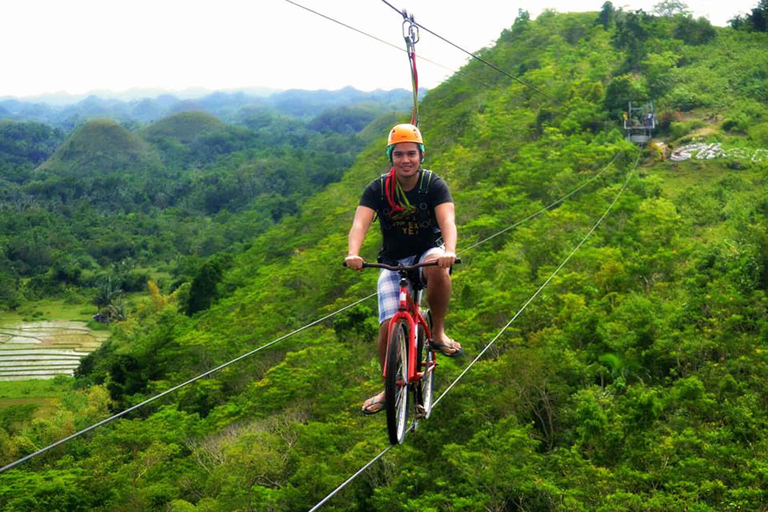 Bicycle Zipline with Shared Transfers