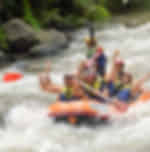 Ultimate Bali Experience : Swing at Bali Swing, River Rafting with Lunch and ATV Tandem ride at Bali Tarantula ATV (1 vehicle for 2 pax)