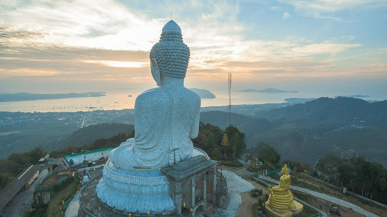 Phuket-Combo 4 - Big Buddha, Elephant Treking 30 Min , ATV 30 Min , Elephant & Monkey Show With Shared Transfer