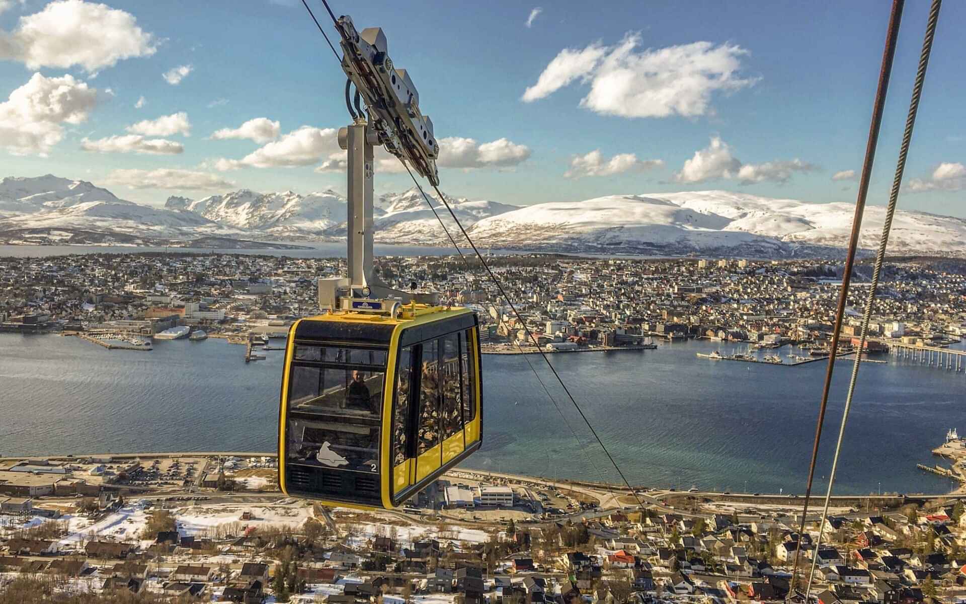 Gondola with Panoramic City Views