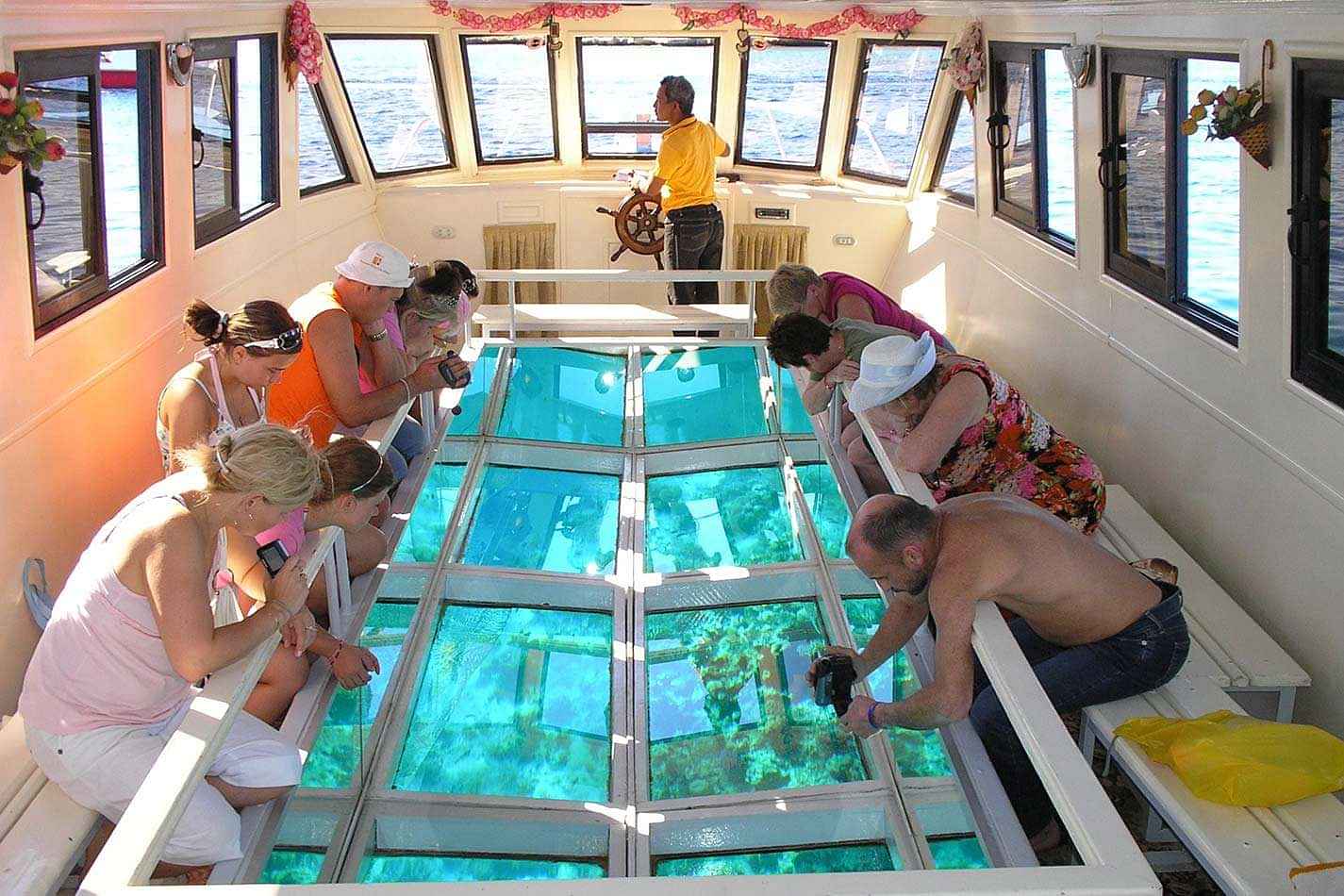 Glass Bottom Boat with Shared Transfers