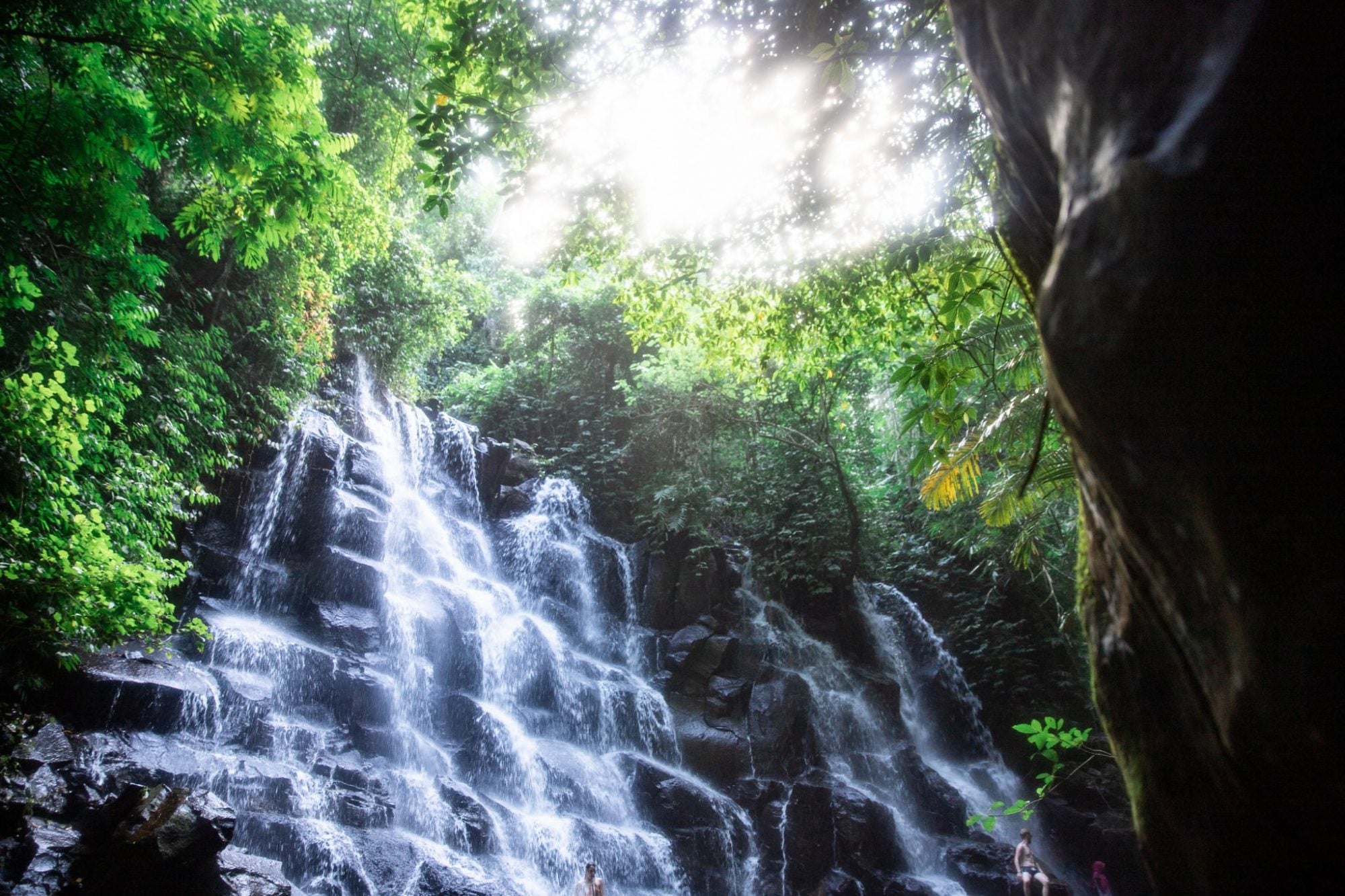 Kantolampo water fall, Besakih Mother Temple and Tirtha Empul holy spring