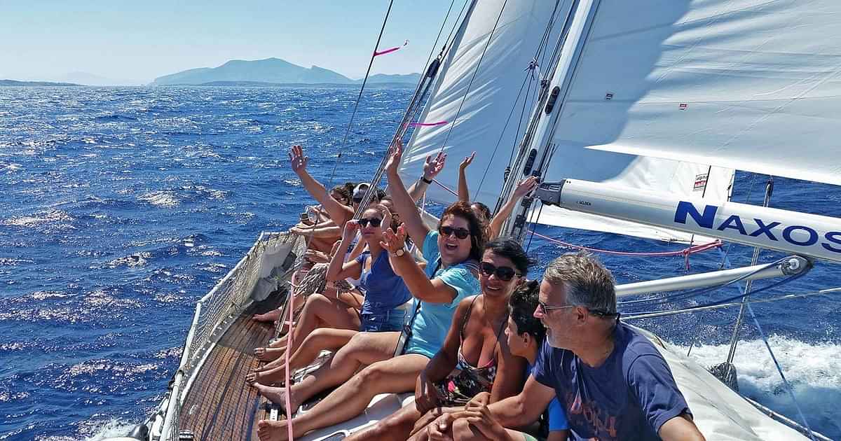 Naxos: Full-Day Sailing Cruise with Snacks & Drinks