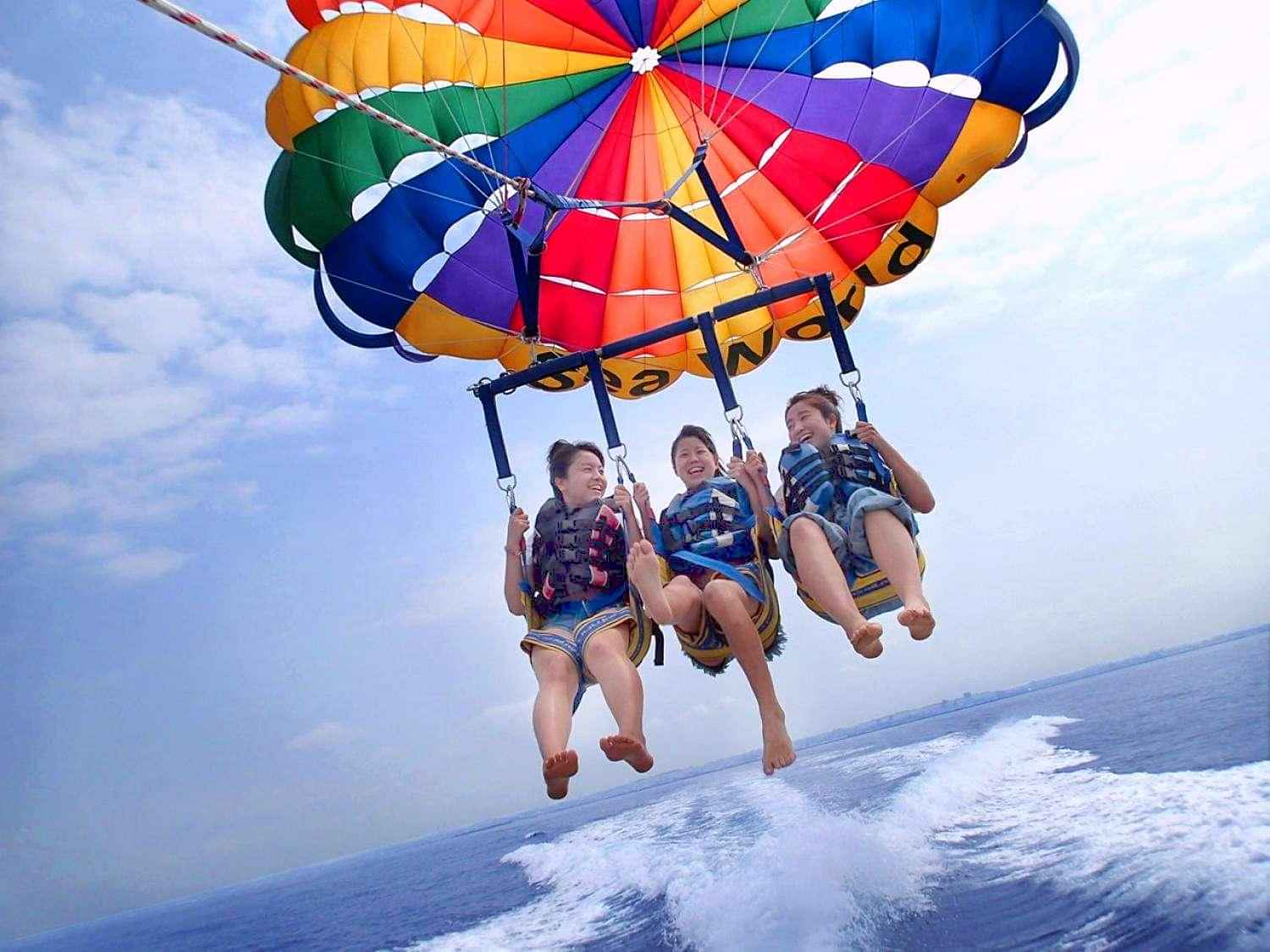 Parasailing, Jet Ski, Flying fish With Shared Transfers