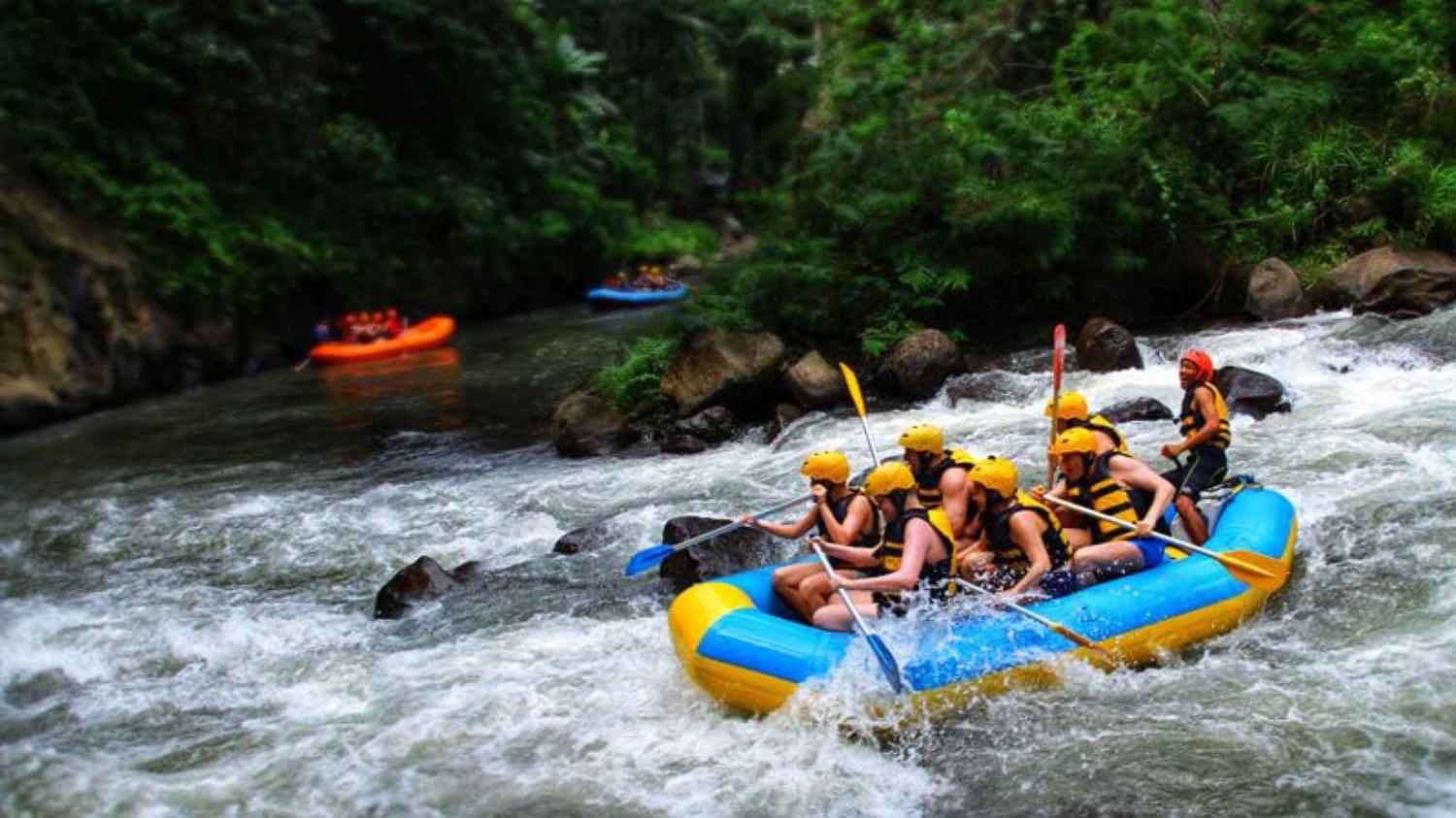 Combo, Swing at Bali Swing and White Water Rafting at Ayung River with Lunch