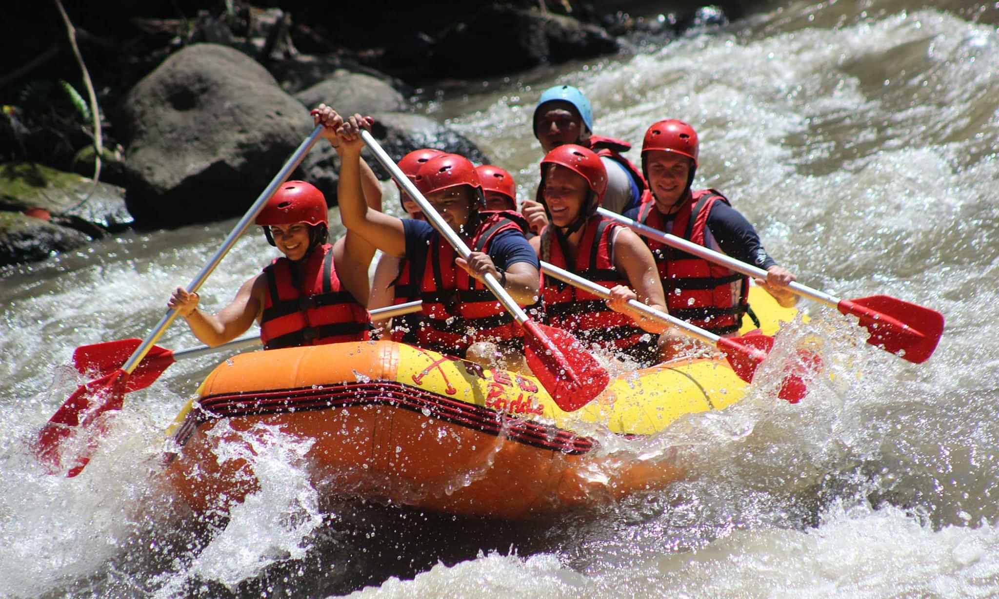 Combo: Ayung River Rafting,  Kintamani Village Tour and Coffee Plantation Visit 