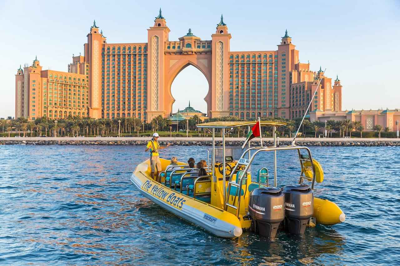 Yellow Boat - 45 Min Ticket Only - Dubai Marina - Palm Lagoon - Ticket Only