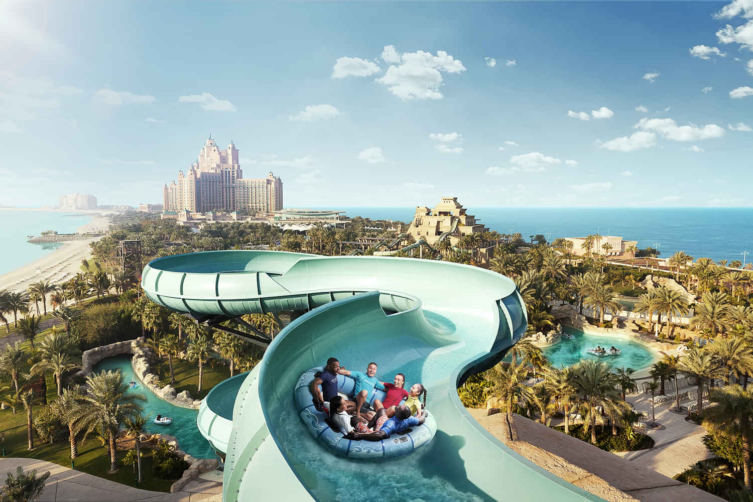 Experience Aquaventure Waterpark & Lost Chambers at Atlantis, The Palm Resort [ Operates on Sun, Tue, Thurs & Fri ]