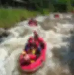 Krabi-Rafting Program OH 2 - Krabi Real rafting 5 Km with Lunch and Waterfall and Suwankhuha Temple and Flying Fox and Elephant Trekking 30 Min in Shared Transfer