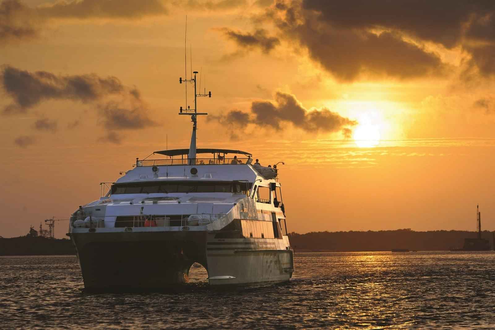 Experience a Sunset Dinner Cruise With Live Cabaret Show with shared transfers