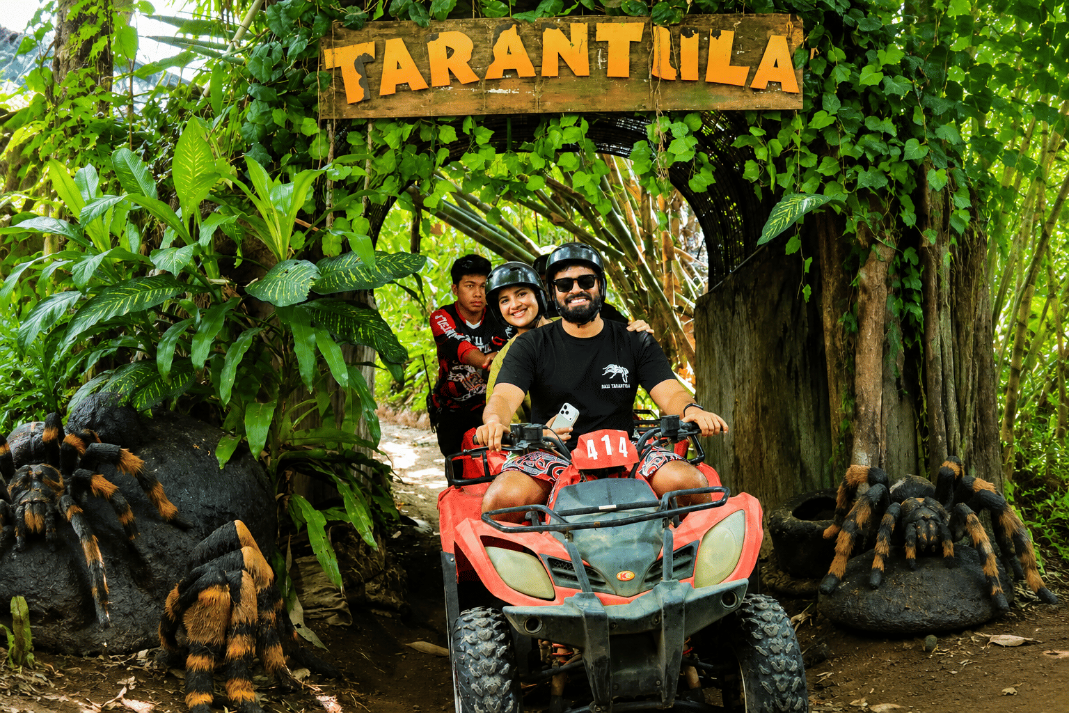 Tandem ATV + Rafting & Monkey Forest Tour - ATV Tandem Ride + White Water Rafting & Ubud Monkey Forest Experience 